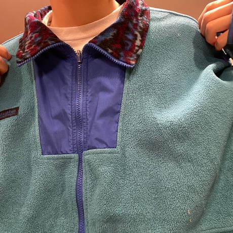 [USED] 90's Columbiaフリース ZIP JKT