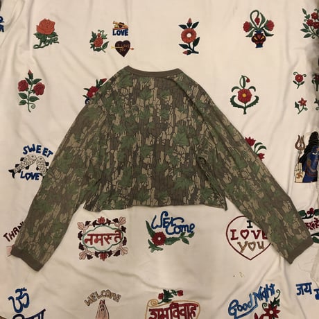 [GARDEN-works ]  SHORT  ロン Tee  "Real Tree  CAMO "