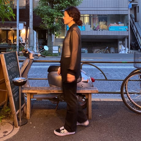 [USED] BLACKシースルー シャツ