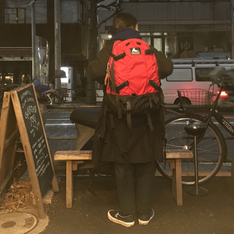 [USED]  "LONDON FOG" トレンチコート BLACK
