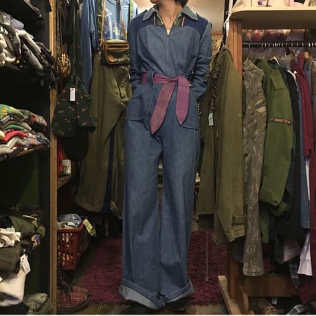 [USED] DENIM jump suit