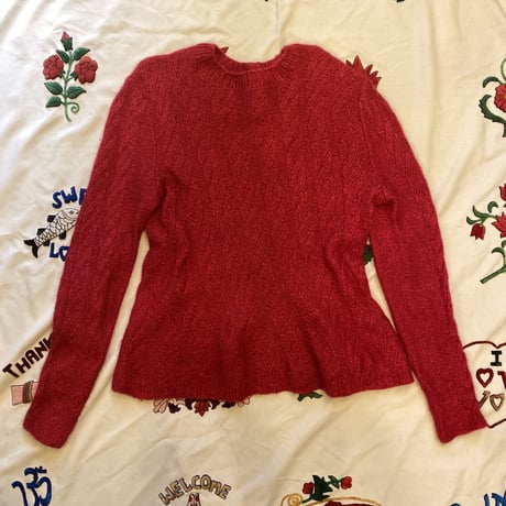 [USED] 真っ赤なモヘアKNIT❤️
