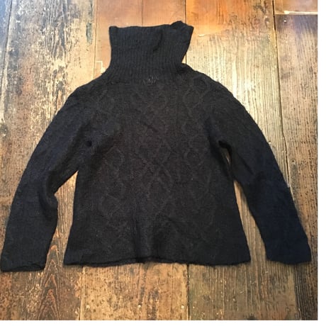 [USED] ふんわりモヘア風タートルニット