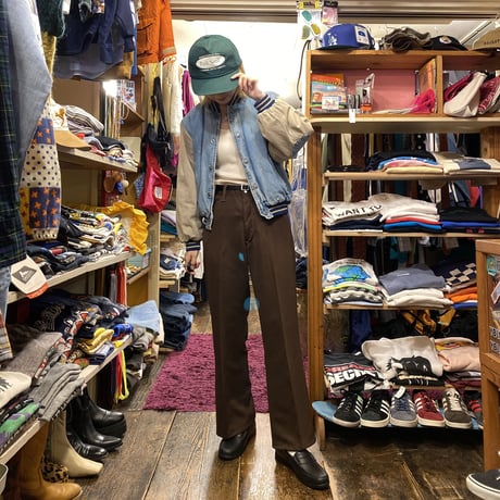 [USED] Wrangler スタプレ パンツ  "ランチャー"