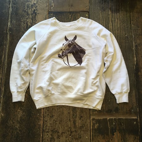 [USED] OLD 馬プリント SWEAT