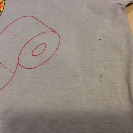 [USED]かわいいトイレットペーパープリントTee
