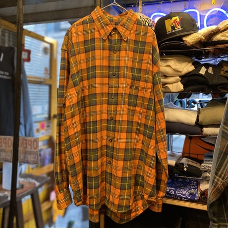 [USED] "Eddie Bauer" チェックB.Dシャツ🍊