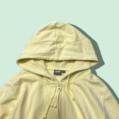 [USED] パステルYELLOW ZIP パーカー