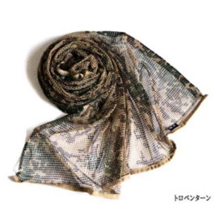 [select] CAMO柄 MESH SCARF