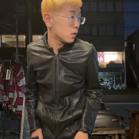 [USED] リメイクカラー　シングルライダース JKT!