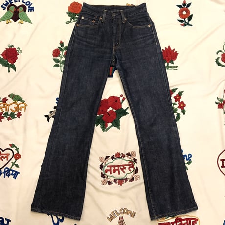 [USED] Levi's 濃紺フレアDENIM