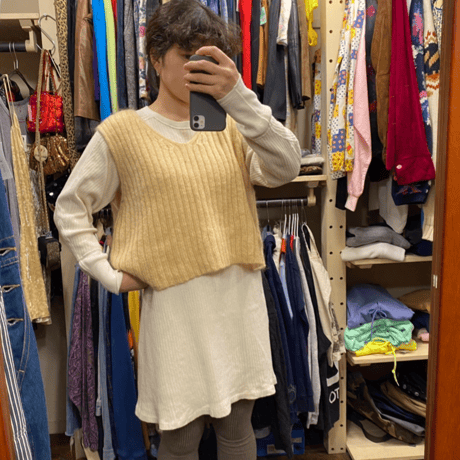 [USED] モヘアニットベスト