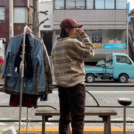 [USED] "L.L.Bean" LINEN&WOOLのニット