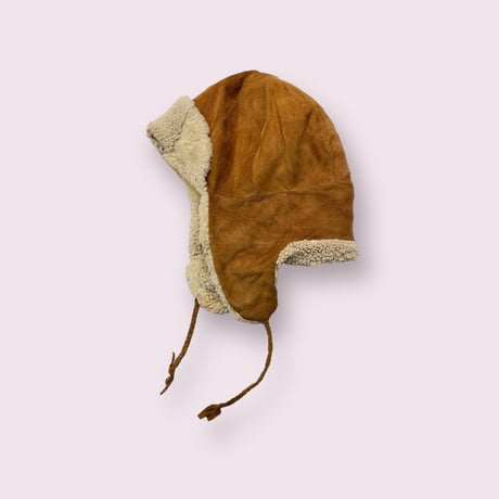 [USED] スエード×ボアHAT 耳当てHAT