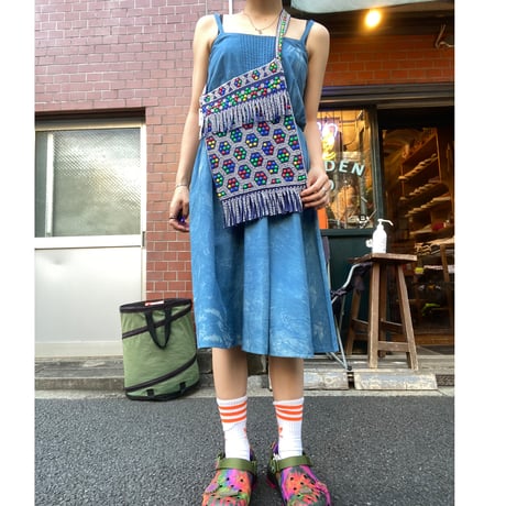[USED]ビーズサイドバッグ❤️