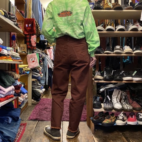 [USED] "EDWIN" BROWN STRETCH DENIM！
