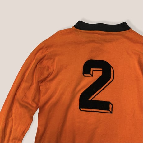 [USED] EURO VINTAGE フロッキープリントTee🧡