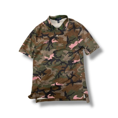 [USED] POLO Ralph Lauren camo ポロtee
