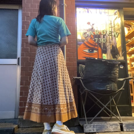 [USED]花柄🌼巻きスカート