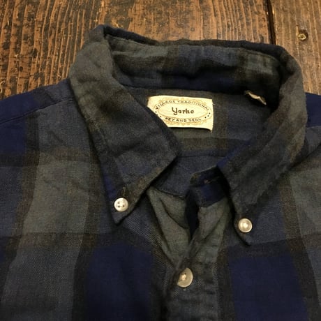 [USED] vintage 渋色チェックシャツ