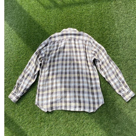 [USED] BIG size チェックSHIRTS  ！