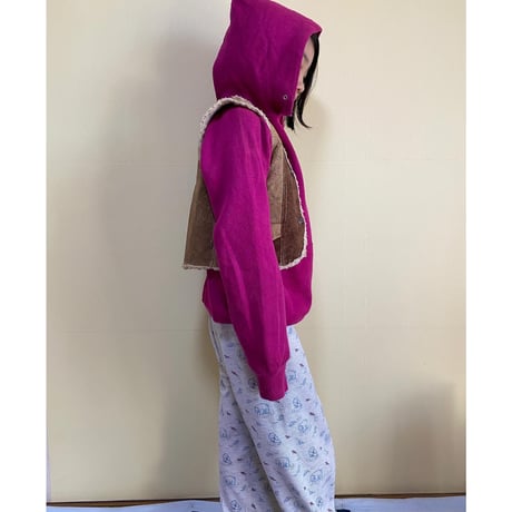[USED] KIDS♡ SUEDE BOA VEST