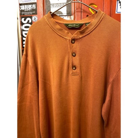 [USED] Eddie Bauerヘンリーネック トップス