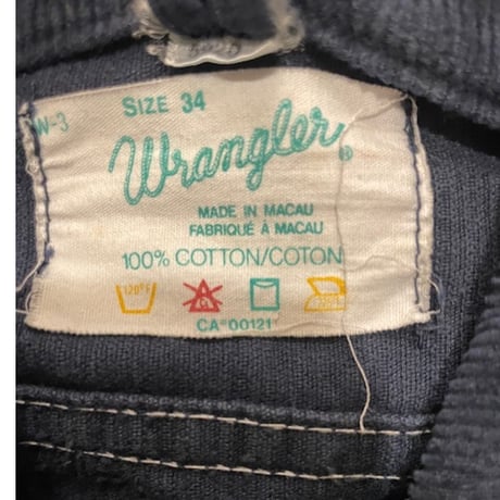[USED]  OLD wranglerコーデュロイ JKT♡NAVY