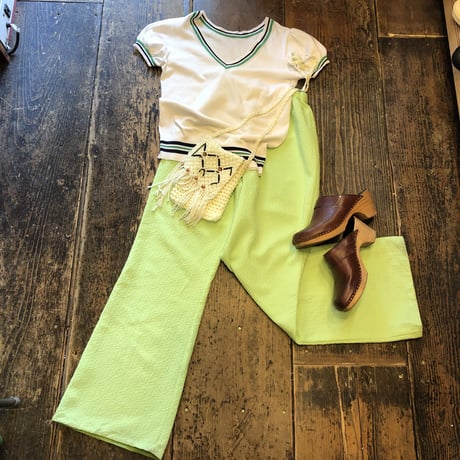 [USED]メロン柄 POLY PANTS
