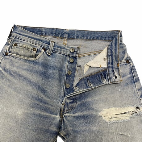 [USED] Levi's 501 赤耳ダメージDENIM