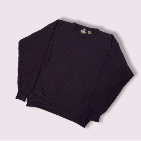 [USED] 渋めなPURPLE🍆リブ ニット