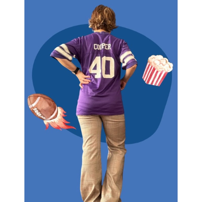 USED] YOUTH サイズ♡MESH FOOTBALL Tee 💜 | garden730