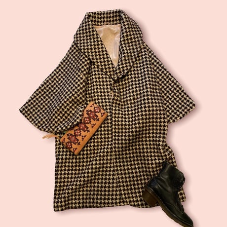 [USED] vintage 千鳥格子 コート