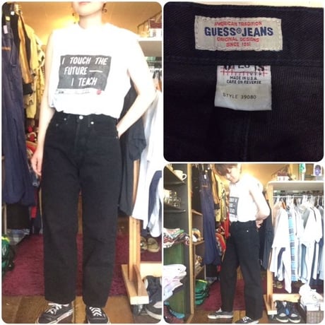 [USED] GUESS BLACKデニムパンツ