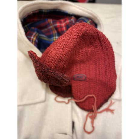 [USED]耳付きニット帽🟥🧶