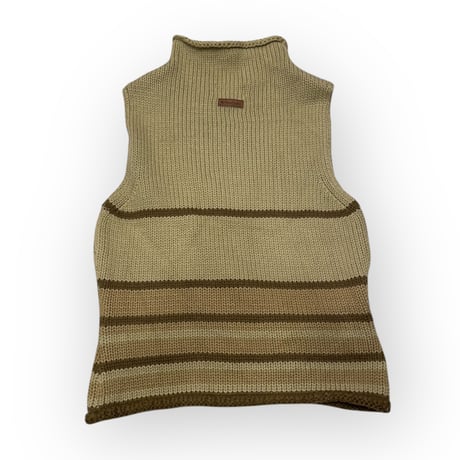 [USED] モックネックのニットVEST