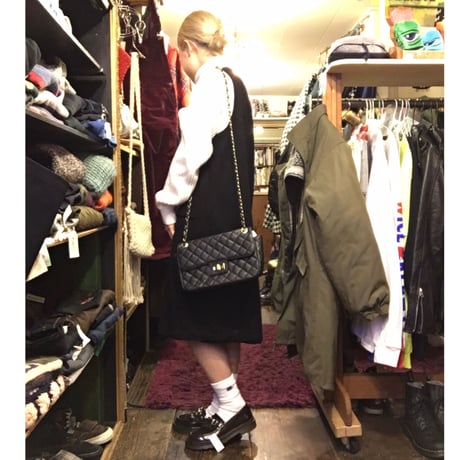 [USED] WOOL シンプル ジャンパースカート