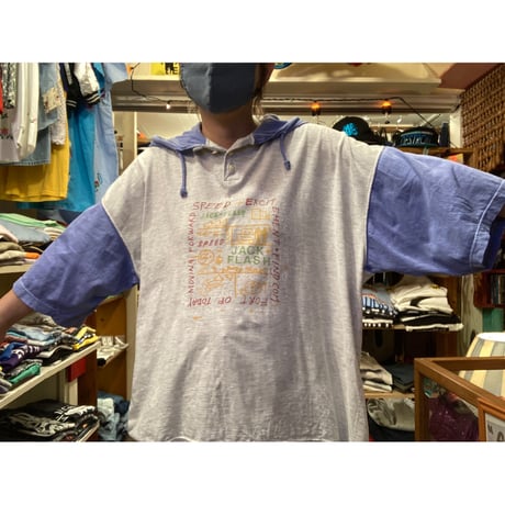 [USED] 重ね着風 Tee PARKA