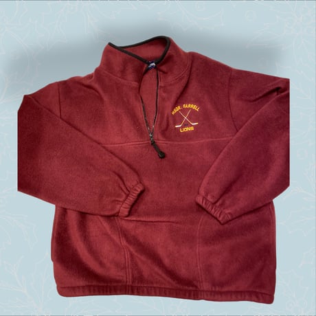 [USED] WINE RED HALF ZIP フリース🏑❤️