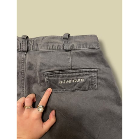 [USED] GREY カーゴ PANTS XL