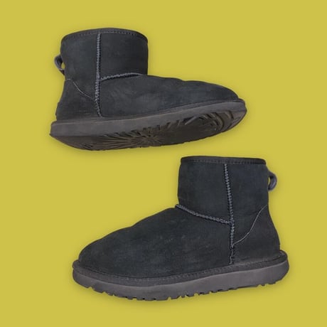 [USED]  UGG🐑シープスキンブーツ BLACK