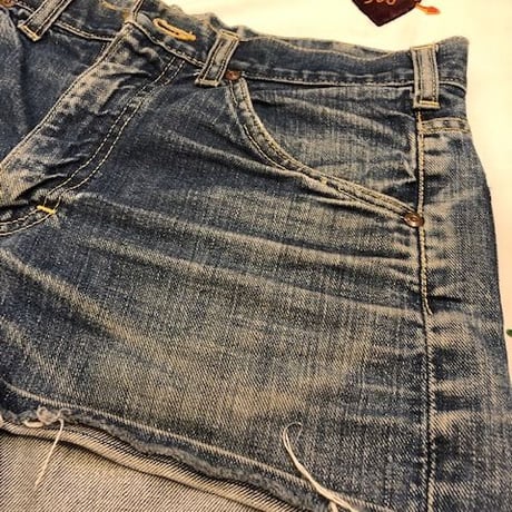 [USED] 60-70's Lee 101Z サイド黒タグ CUTOFF DENIM / W30