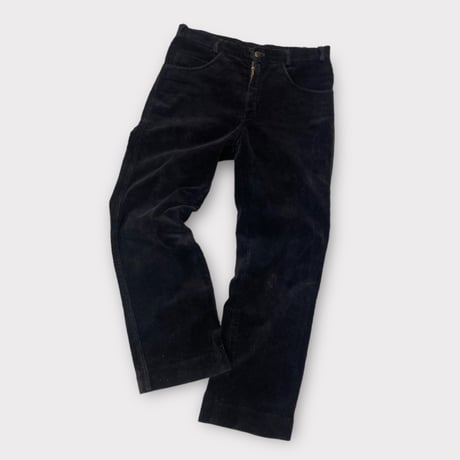 [USED] BLACK 太畝コーデュロイPANTS