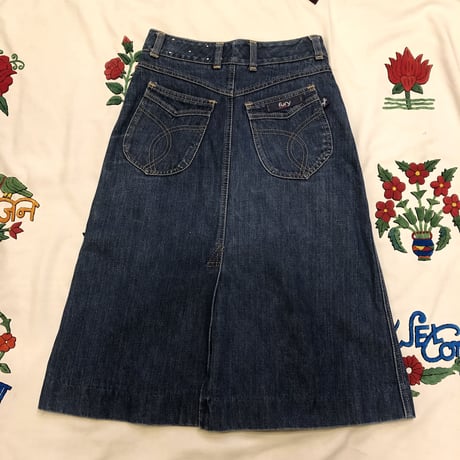 [USED] 70's スリットデニムスカート