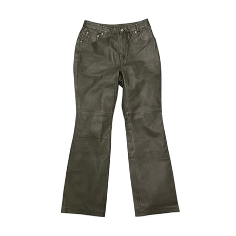 [USED] フレアのReal Leather PANTS