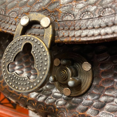 [USED] ヒマワリ🌻ショルダーLEATHER BAG