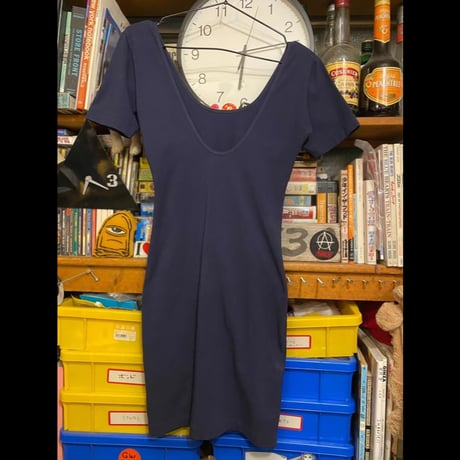 [USED] アメアパ navy タイトワンピース💙💜