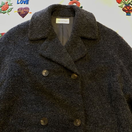 [USED] 超カッコイイ~ MIX GREY WOOLコート  