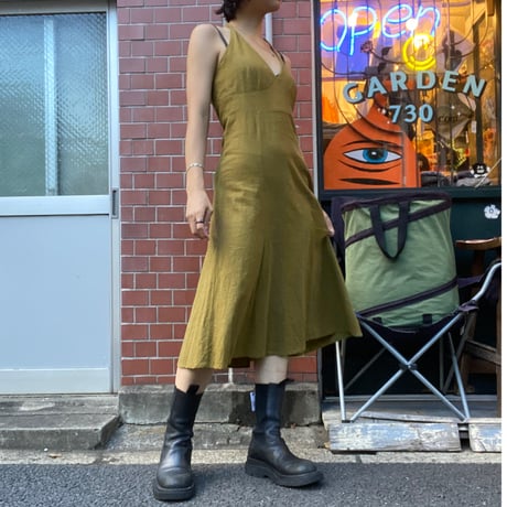 [USED]ホルターネックワンピース