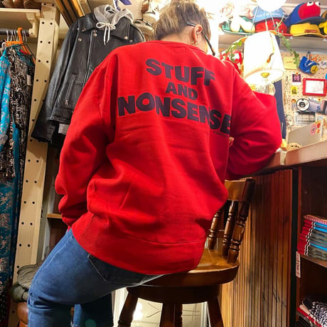 [Naughty] STUFF&NONSENSE HEAVY CREW SWEAT